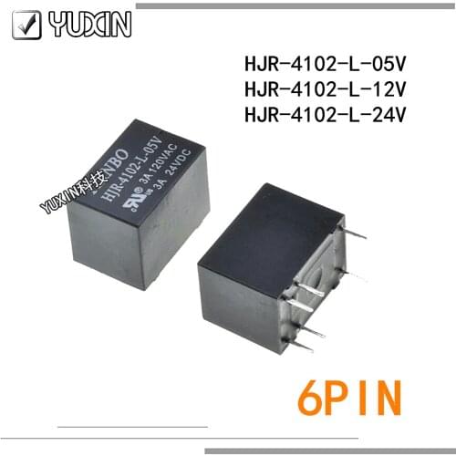 20PCS/LOT 100%Original&New Relay HJR-4102-L-05V HJR-4102-L-12V HJR-4102-L-24V HJR 4102 L 12V