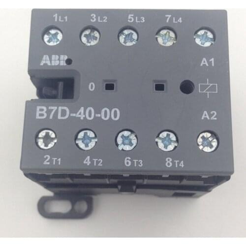 ABB B6, B7, B7D 4-pole mini contactors DC operated BC6-40-00 BC7-40-00 BC6-22-00 B7D-40-00