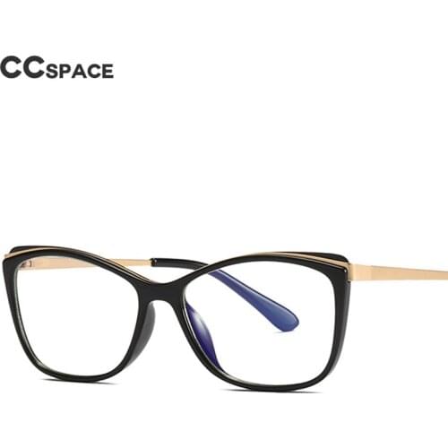 49399 TR90 Cat Eye Anti Blue Glasses Frames Ultralight Women Optical Fashion Computer Glasses