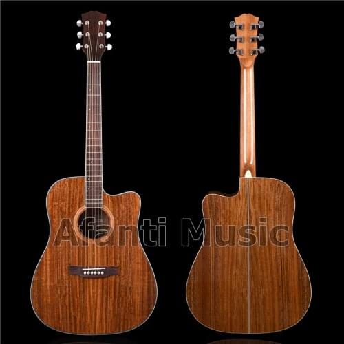 Afanti Music high quality 41 inch Walnut top / Walnut Back & Sides Acoustic guitar (WY-068-41S)