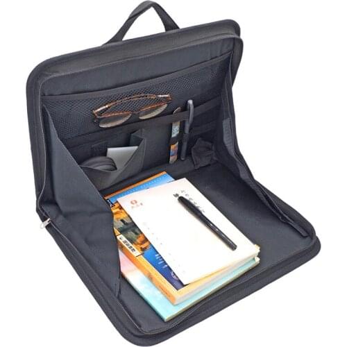 Car laptop folding computer bag Multifunctional Oxford cloth computer desk Car seat back bag