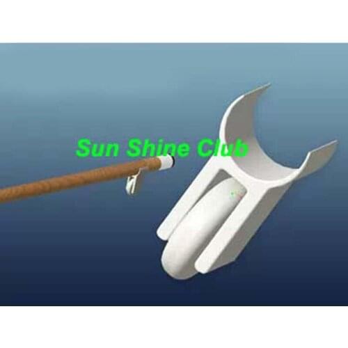 Free shipping 10pcs/lot New Billiards Pool Cue Stick Training Tool White Plastic Snooker Cue Training Billiards Accessories