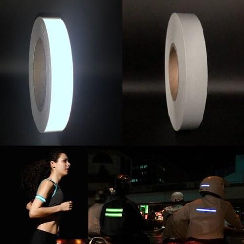 EN ISO 20471 Acceptable Reflective Fabric With Adhesive For Safety