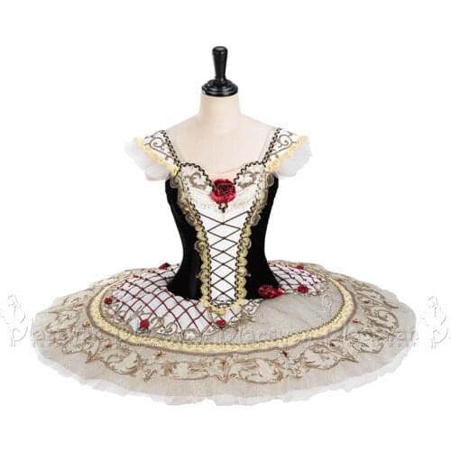 Don Quixote Kitri Variation Costume Black Paquita Tutu Mercedes Girls Custom Made Ballet Costumes for Ballet Competitions BT686