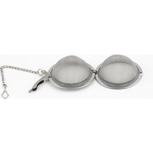 Kitchen Tools Tea Infuser Ball Mesh Loose Leaf Herbs Strainer Reusable Steel Secure Locking