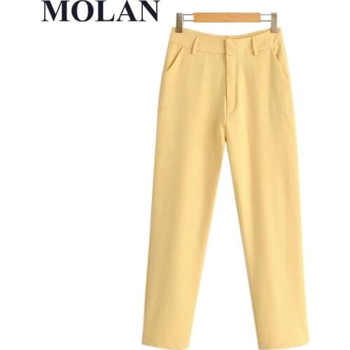 MOLAN Women's Straight Trousers