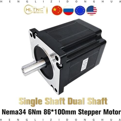 Nema 34 100mm 6.5Nm 5A Nema34 86mm Stepper Motor High Precision Motor for CNC Engraving Machine,CNC Machine Tool,Cutting