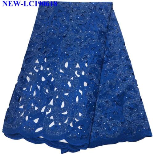 2019 Latest French Nigerian Laces Fabrics High Quality Tulle African Laces Fabric Rhinestones African French Tulle FabricZSW05