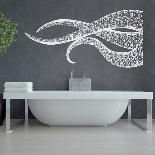 Huge Octopus Tentacles Wall Sticker Decal For Bathroom Bedroom Wall Decals Murals Vinyl Stickers Home Decor Wall Art S-857