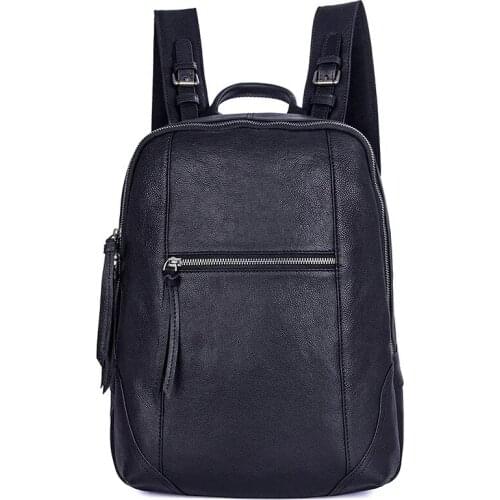 Original Leather Backpack School Bag Mens Notebook Backpack New Years Gift For Teenager Genuine Leather Laptop Bag