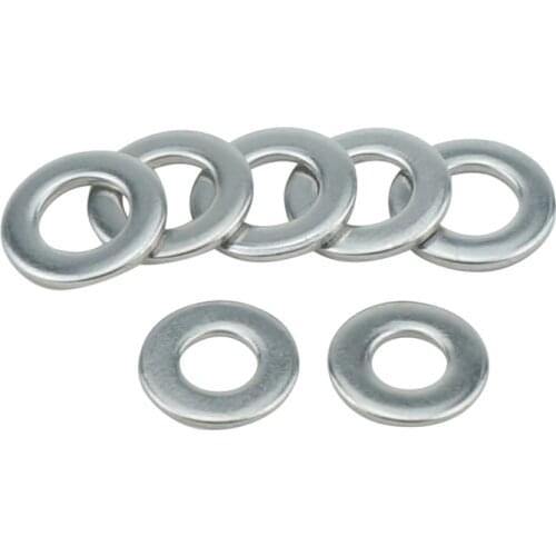 Luhuichang Stainless Steel Flat Washer Plain Gasket for M1.6 M2 M2.5 M3 M3.5 M4 M5 M6 M8 Washing Machine Ring Spacer GB97