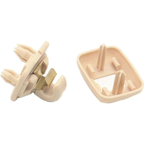 Fit For AUDI A3 8P 2004-2016 S3 RS3 A4 S4 B7 B8 8K 2005-2015 A5 S5 2008-2016 Q3 Q5 8R TT Beige Inner Sun Visor Hook Hanger Clip
