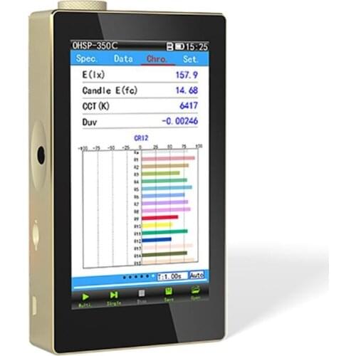 OHSP350C Portable Spectrometer CCT CRI Lux Meter