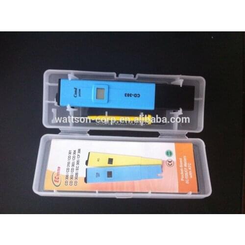 Pen conductivity meter, digital pocket size meter EC meter cd-303