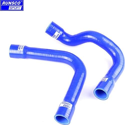 Silicone Coolant Radiator Hose Kit For BMW 318 E36 92 93 94 95 96 97 98 99 00 Blue Red Black 2PCs/set