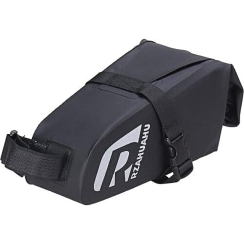 Mountain Bike Bicycle Saddle Bag Large Capacity Waterproof Back Bag Folding Back Bag