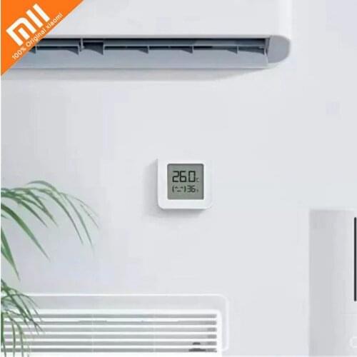 Xiaomi Mijia Wireless Bluetooth Digital Thermometer 2 Smart Electric LCD Screen Temperature Humidity Sensor Work With Mijia APP