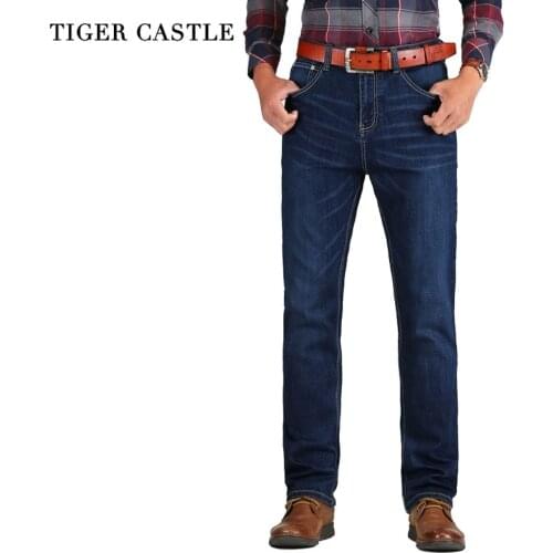 Узкие джинсы для мужчин TIGER CASTLE China At AliExpress