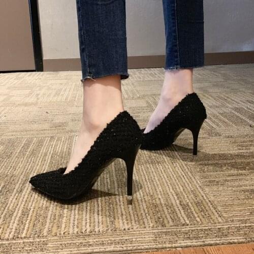 Women Pumps Platform Heels Women Shoes Heels Classic Pumps Pointed Wedding Shoes High Heels Female Shoes Ladies Shoes W32-13