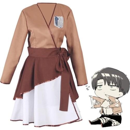 Anime Attack on Titan Scouting Legion Cosplay Jacket Dress Suits Halloween Carnival Attack on Titans Wigs Kimono for Women Mens