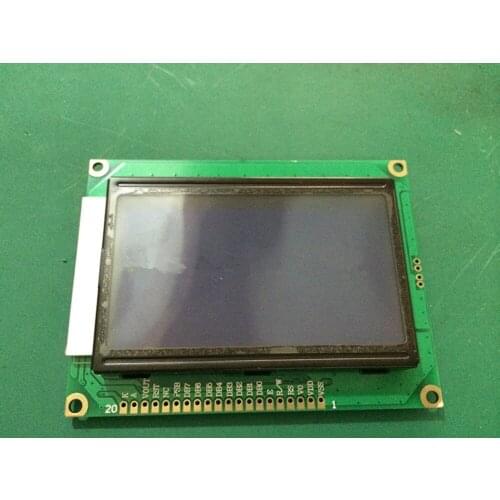 12864 with font LCD blue screen 3.3V voltage serial and dual-use backlight and driver for 3.3V drive