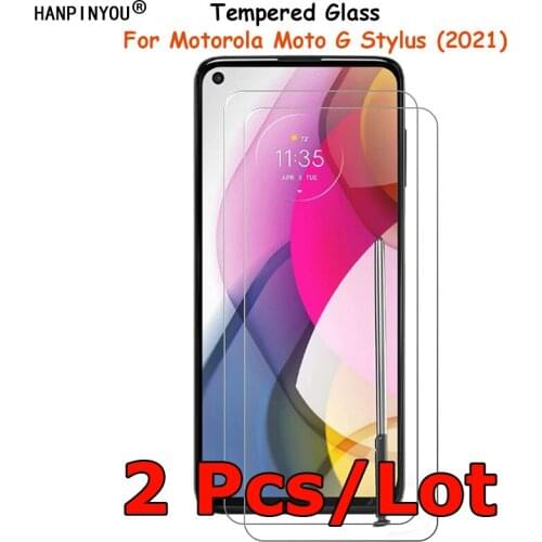 2 Pcs/Lot For Motorola Moto G Stylus 5G (2021) 6.8" Tempered Glass Screen Protector Ultra Thin Explosion-proof Protective Film