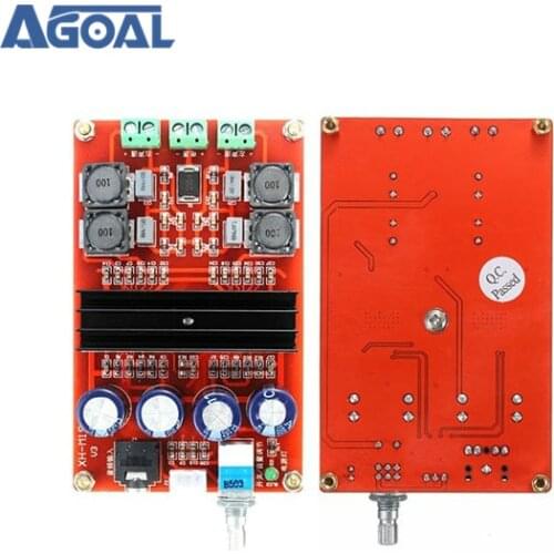 2x100W TPA3116 D2 Dual Channel Digital Audio Amplifier Board 12V-24V For DIY Free Shipping