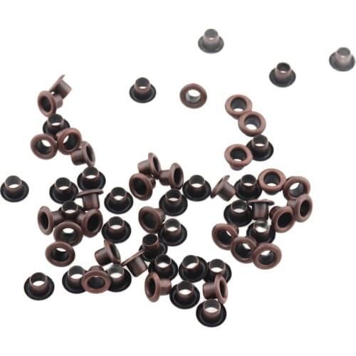 500pcs Metal Eyelets Brass Inner 3mm Red copper Scrapbooking for Leather Craft DIY Shoes Fashion Practical Accessories Handmade