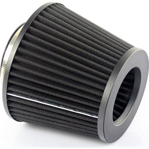 76mm 3inch Car Frosted Air Filter Universal Washable Cold Air Intake System Filter Performance High Flow Cold Intake Parts