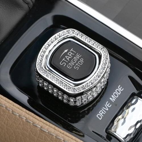 Car Accessories for volvo XC60 XC90 S90 V90 s60 v60 xc40 interior modification imitation crystal diamond decorative stickers