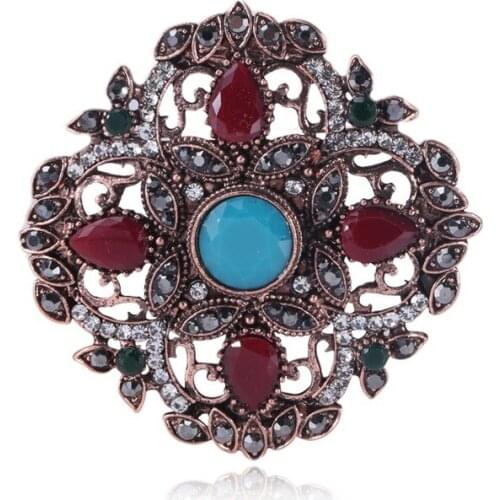Ancient ways lining skin brooch buttoned corsage exposed clasp pin classical temperament of clothing accessories