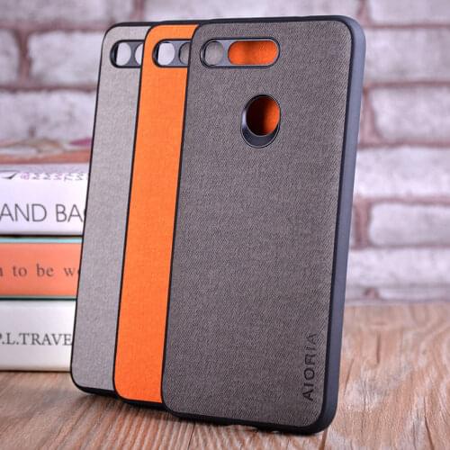 Case for huawei honor view 20 10 v20 v10 coque Luxury textile Leather skin TPU + PC phone cover for Honor view 20 10 case funda