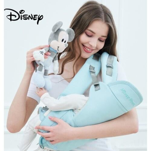 Disney Plush Mickey Baby Carrier Breathable Front Facing Infant Comfortable Sling Backpack Pouch Wrap Carriers for Newborn Stuff