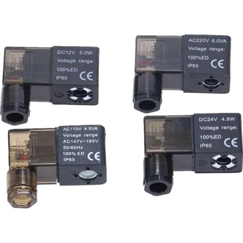 Electrical Part AC 220V 6.0VA 50/60Hz Pneumatic Solenoid Valve Coil 4V210 DC 12V/24V AC 24V/36V/110V/220V/380V Coil
