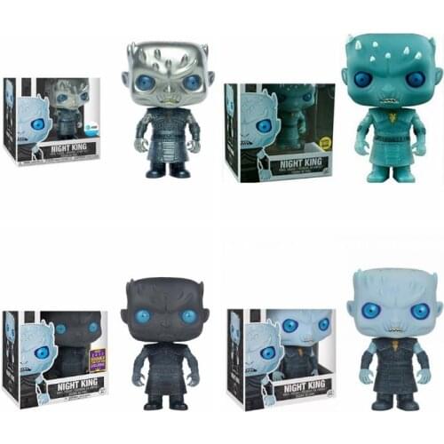 Funko Pop Game of Thrones Night King #44 Luminous Pattern Plating Toy Action Figure A Song of Ice and Fire Collectible Model Toy