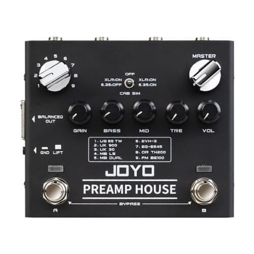 Joyo R15 new product release 9 kinds of speaker front stage 18 front stage timbre front stage effector