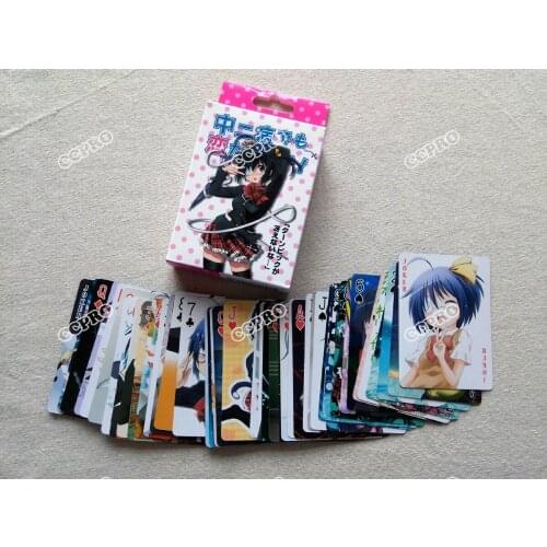 Anime Chuunibyou Demo Koi Ga Shitai Poker Cards/bridge Cards/desk Cards of Rikka/Yuuta