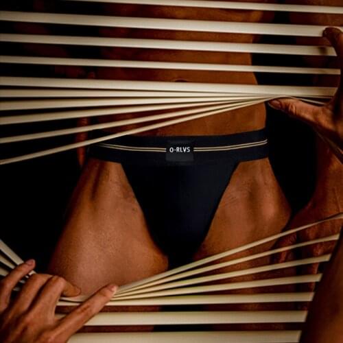 ORLVS High Fork Sexy Men Briefs Modal Mens Underwear Brief Gay Underpants Male Soft Solid Lingerie Sissy New Arrival OR6109