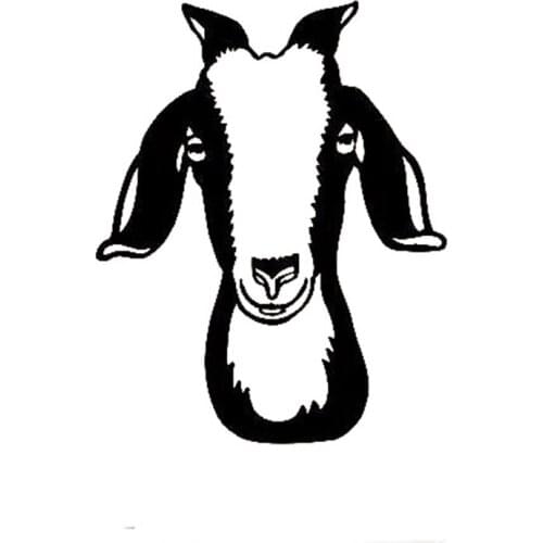 LLY-0332 Personality Car Stickers Goat Decal Billy Goat Modeling Decals PVC Auto Rear Windshield Cute Waterproof Cars Sticker