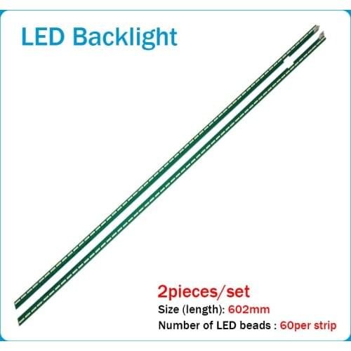 New 10set=20 PCS 60LED 602mm LED backlight strip for LG 55UF6450 55UH6150 55UF6430 6916L2318A 6916L2319A 6922L-0159A LC550EGE