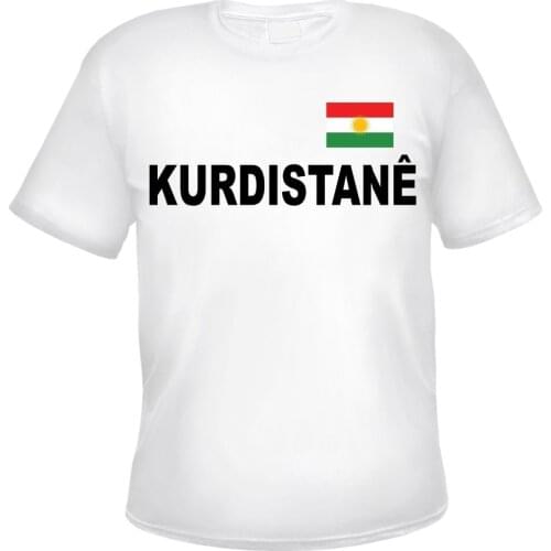 2019 New Men T-Shirt KURDISTAN FLAG T-Shirt Kurdistane T Shirt