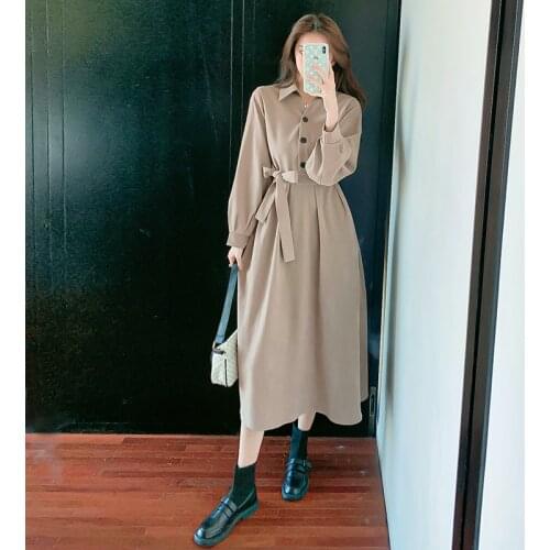 New winter cold wind restoring ancient ways is long temperament show thin waist long-sleeved dress couture dresses platycodon