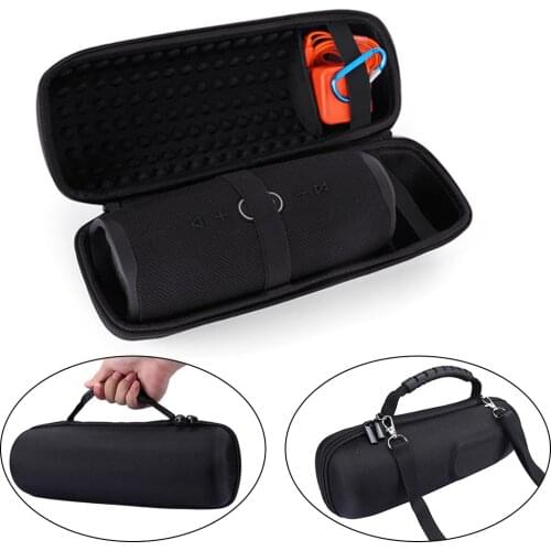 New EVA Portable Carrying Speaker Case for JBL CHARGE 4 Bluetooth Case with Shoulder Strap Protective Cover for Charge4 Speaker