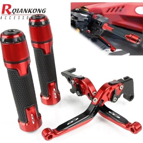 For HONDA CB650R 2018-2020 CNC Aluminum Motorcycle Accessories Adjustable Foldable Brake Clutch Levers and Handlebar Grips