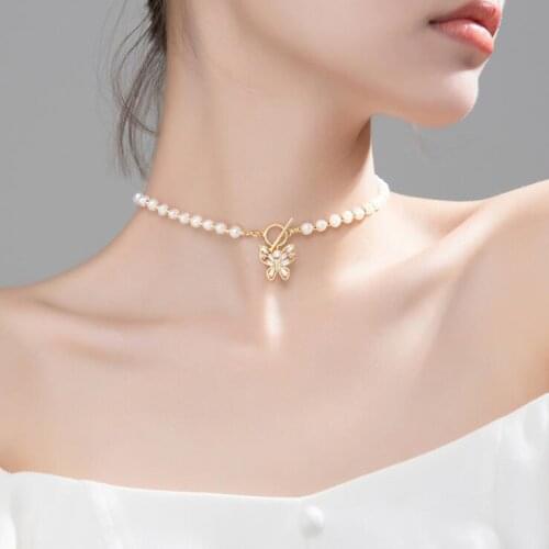 Silver Necklaces 925 Sterling Silver Pendants Necklaces with Pearl