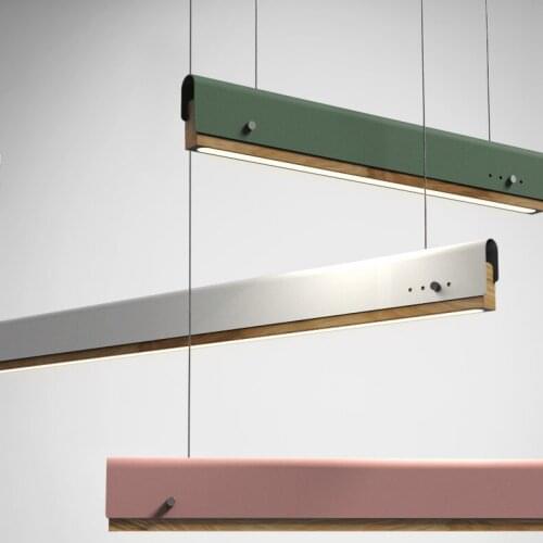 LED Pendant Lights Modern Iron Light Fixtures Creative Wood Nordic Lamp Bedroom Living Room Luminaire Suspendu pending Lighting