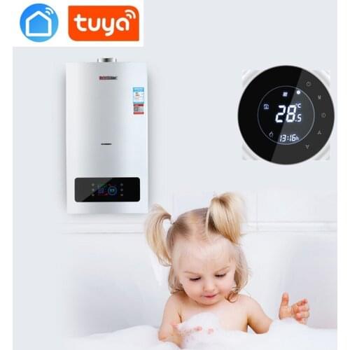 Tuya app WiFi Smart Thermostat Temperature Controller for Gas Boiler Works with Alexa Google Home