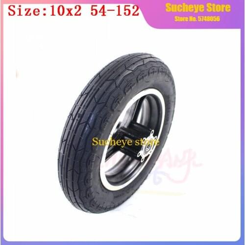 High Quality 10x2 Inner Tube Outer Tyre L Special Scooter 10 Inch Tire Hub 10X2/54-152 Electric Scooter E-bike Wheel