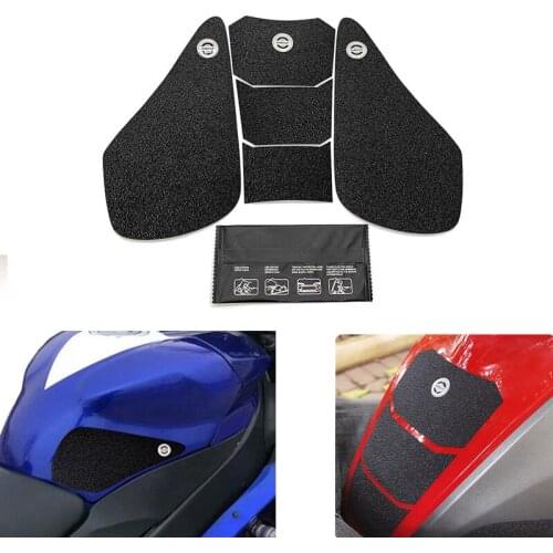Motorcycle Protector Anti slip Tank Pad Sticker Gas Knee Grip Traction Side Decal For Yamaha YZF-R1 2007-2008 R1 100% Brand New