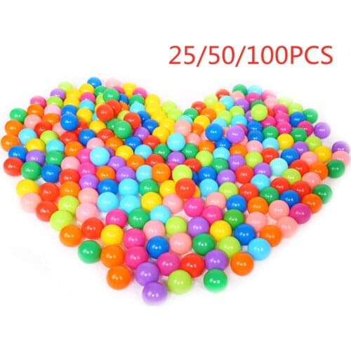 100PCS Outdoor Sport Ball Colorful Soft Water Pool Ocean Wave Ball Baby Children Funny Toys Eco-Friendly Stress Air Ball